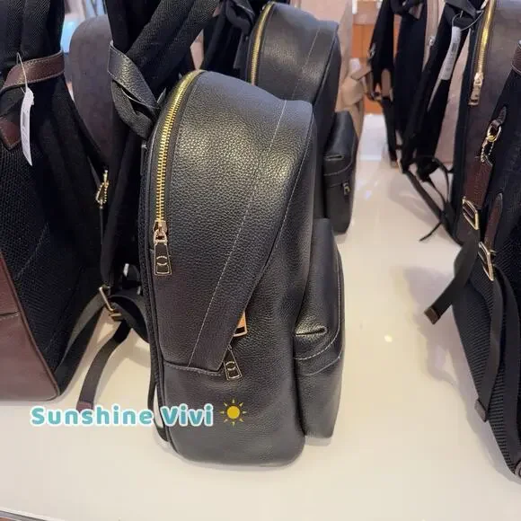 NWT Coach Taylor Small Backpack In Leather CDW78 Gold/black